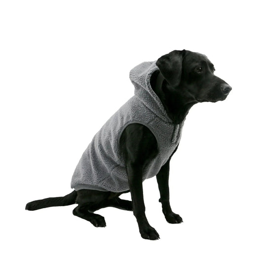Ancol Muddy Paws Teddy Sherpa with Fleece Grey Coat Extra Small | Luxury Home Accessories | Heulog Glow