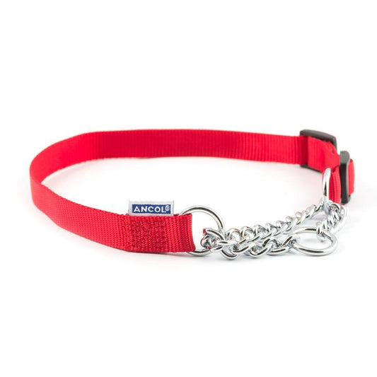 Ancol Nyl Chain Check Coll Rd S1-2 | Luxury Home Accessories | Heulog Glow