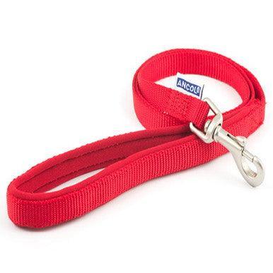 Ancol Nylon Lead Red 25mmx1m | Luxury Home Accessories | Heulog Glow
