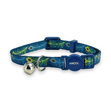 Ancol Peacock Cat Collar | Luxury Home Accessories | Heulog Glow