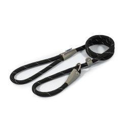 Ancol Reflective Slip Lead Black 120cm | Luxury Home Accessories | Heulog Glow