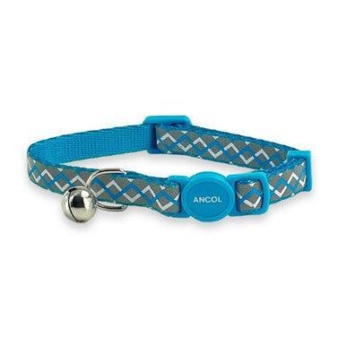 Ancol Reflective Zig-Zag Cat Collar | Luxury Home Accessories | Heulog Glow