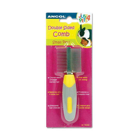 Ancol Small Animal Double Sided Comb | Luxury Home Accessories | Heulog Glow