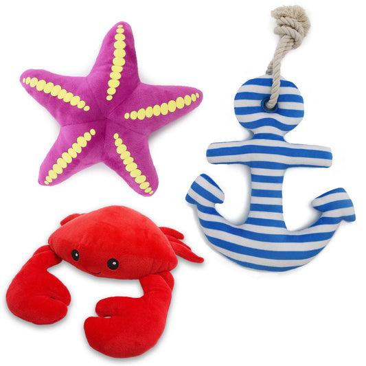 Ancol Starfish Crab&Anchor Made From x3 | Luxury Home Accessories | Heulog Glow
