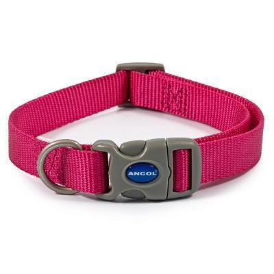 Ancol Viva Quick Fit Col Pink 20-30cm | Luxury Home Accessories | Heulog Glow