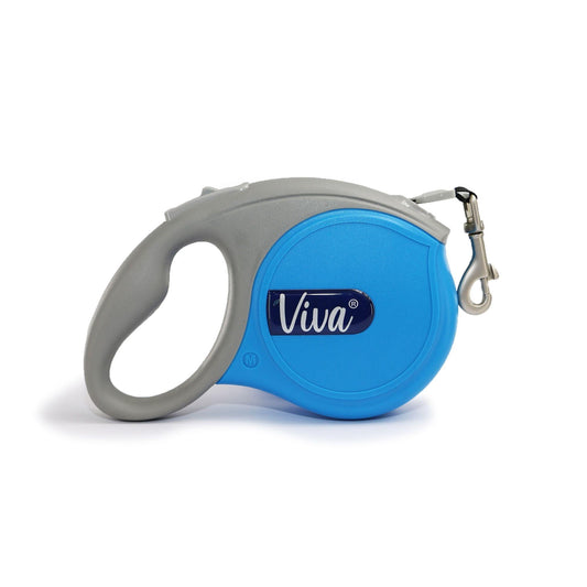 Ancol Viva Retractable Lead Med Blue | Luxury Home Accessories | Heulog Glow