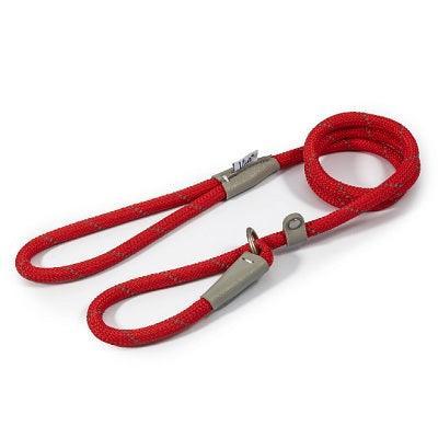 Ancol Viva Rope Refl Slp Lead Red1cm | Luxury Home Accessories | Heulog Glow