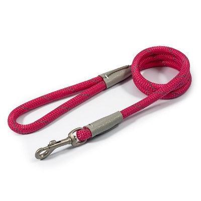Ancol Viva Rope Refl Snp Lead Pnk12mm | Luxury Home Accessories | Heulog Glow