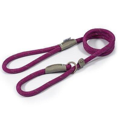 Ancol Viva Rope Reflective Slip Lead Purple 12mm x 1.2m | Luxury Home Accessories | Heulog Glow