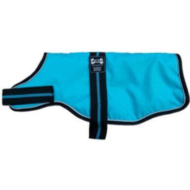 Animate Dachshund Padded Teal Dog Coat with adjustable belly strap 17Inch | Luxury Home Accessories | Heulog Glow