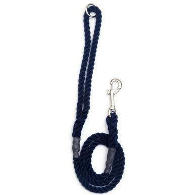 Animate Trigger Hook Rope Gun Dog Lead Lead Navy 12mmx1.2m | Luxury Home Accessories | Heulog Glow