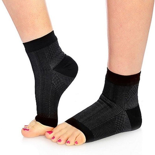Anti-Fatigue Compression Foot Sleeve Sock 1 PAIR | Luxury Home Accessories | Heulog Glow