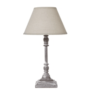 Antia Stem Table Lamp With Linen Shade | Luxury Home Accessories | Heulog Glow