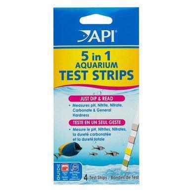 API 5 In 1 Aquarium Test Strips 4Pk | Luxury Home Accessories | Heulog Glow