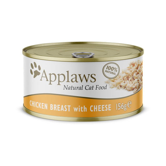 Applaws Cat Chicken & Cheese Tin 24x156g | Luxury Home Accessories | Heulog Glow