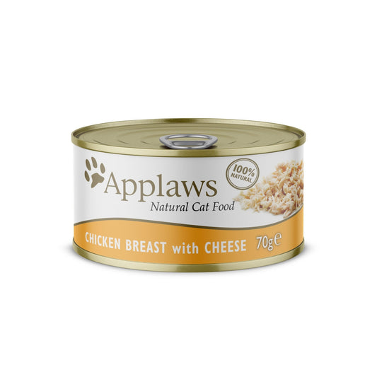 Applaws Cat Chicken & Cheese Tins 24x70g | Luxury Home Accessories | Heulog Glow
