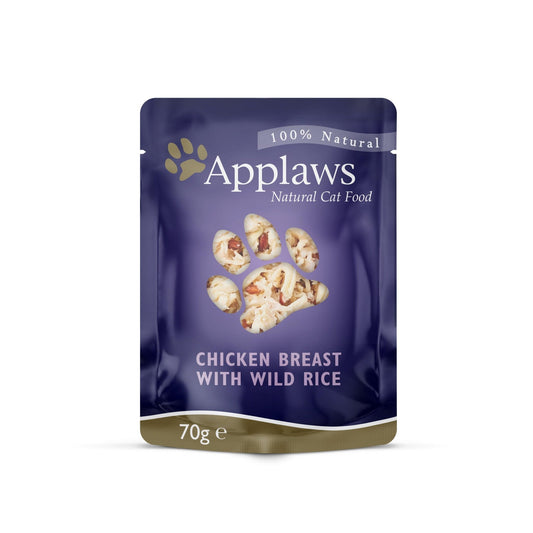 Applaws Cat Pouch Chicken Wild Rice 12x70g | Luxury Home Accessories | Heulog Glow