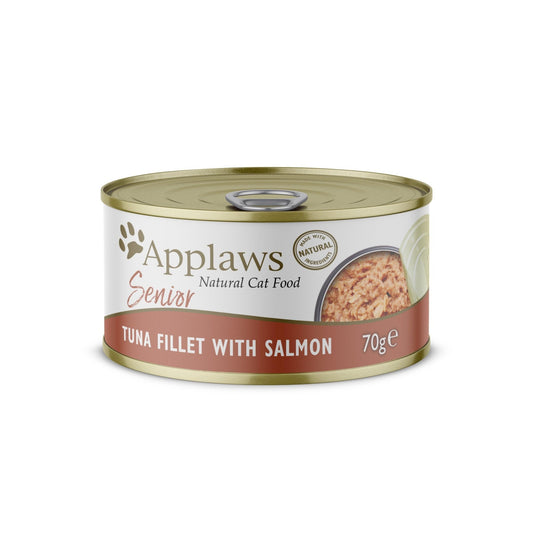 Applaws Cat Senior Tuna&Salm Tins 24x70g | Luxury Home Accessories | Heulog Glow