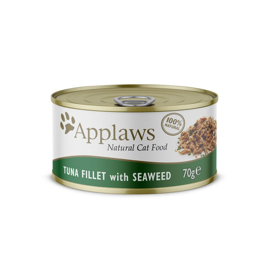 Applaws Cat Tuna & Seaweed Tins 24x70g | Luxury Home Accessories | Heulog Glow