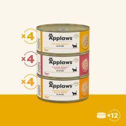 Applaws Natural Wet Cat Food Chicken Selection in Broth 12pk, 156g | Luxury Home Accessories | Heulog Glow