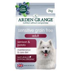 Arden Grange Adult Dog Sensitive Grain Free Venison & Potato, 2kg | Luxury Home Accessories | Heulog Glow