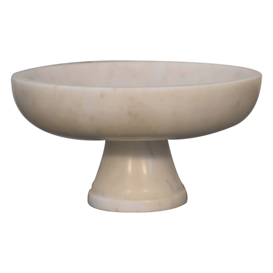 Artisan Furniture Serveware - White Marble Fruit Bowl | Luxury Home Accessories | Heulog Glow