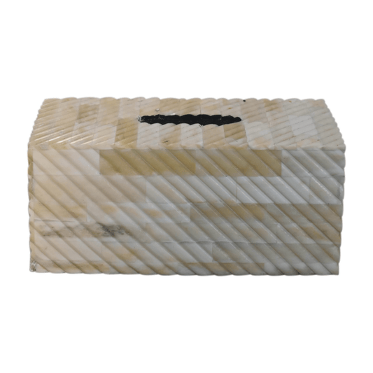 Artisan Furniture Wooden Bone Inlay Tissue Box | Luxury Home Accessories | Heulog Glow