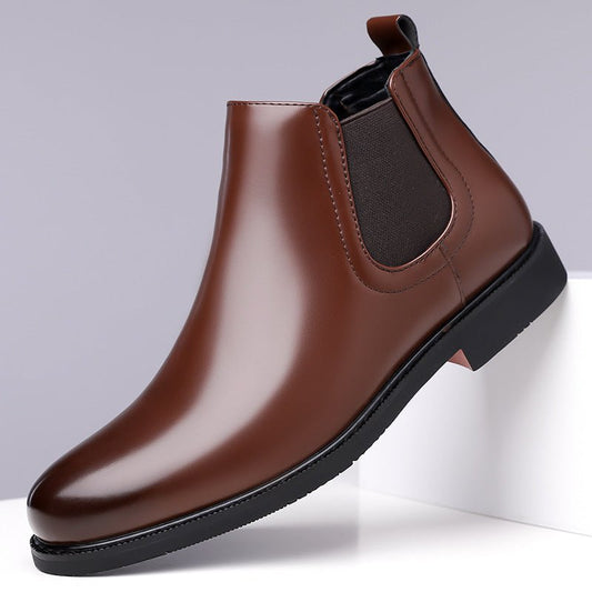 Autumn And Winter Fleece-lined Martin Boots Men's Shoes Cross-border Amazon Wear-resistant Worker Boot Rubber Outdoor Mountaineering Plus Size 38-4 | Luxury Home Accessories | Heulog Glow