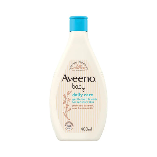 Aveeno Baby Daily Care Gentle Bath and Wash 400ml | Luxury Home Accessories | Heulog Glow