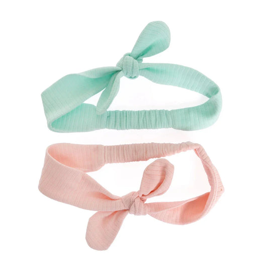 HelloBaby Baby Girl 2 Pcs Hair Bands - Light Pink