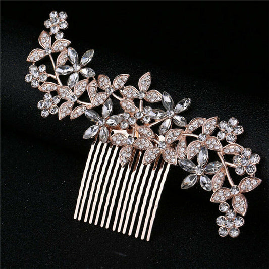 Bridal Jewellery Wedding Hair Clip With Drill