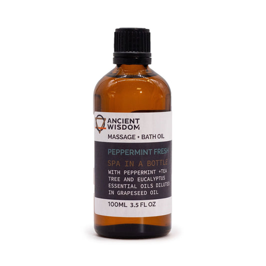 Peppermint Fresh Massage Oil - 100ml