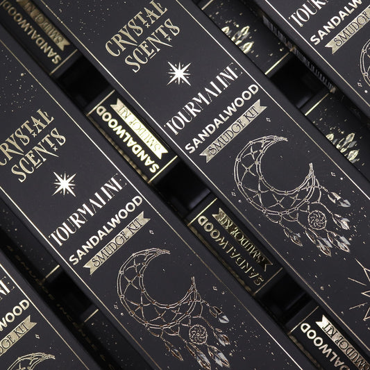 Tourmaline Crystal Scents Smudge Incense - Sandalwood