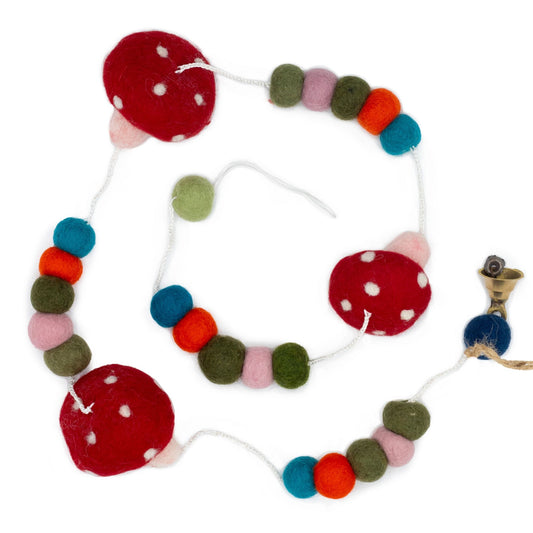 Felt Wall Hanging - Redtop Mushrooms