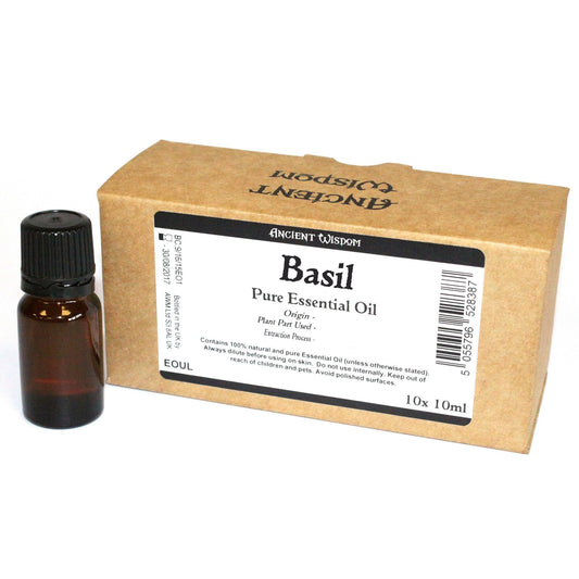 10ml Basil Essential Oil Unbranded Label