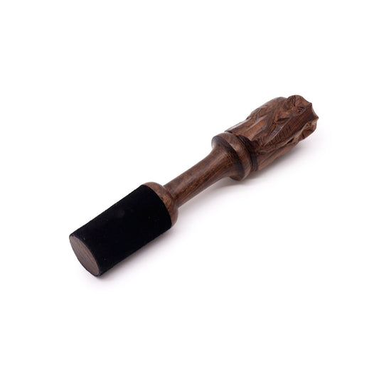 Wooden Stick - 14cm - Elephant Carving