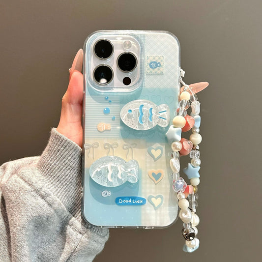 Single Layer Three-dimensional Fish New Phone Case