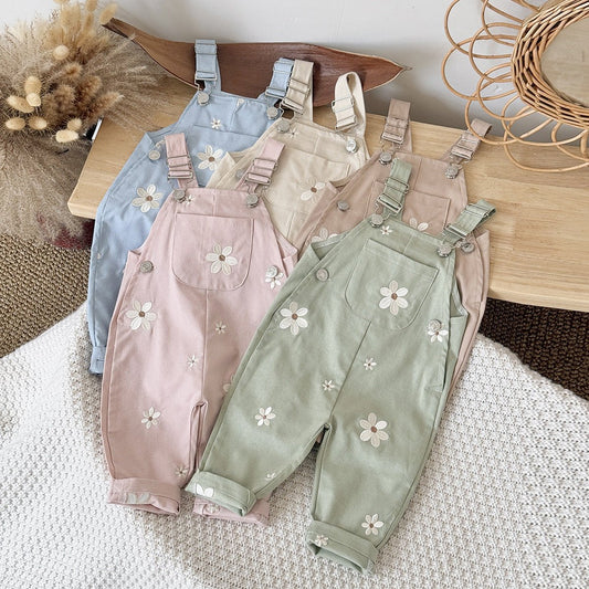 Baby Floral-embroidered Casual Sleeveless Romper | Luxury Home Accessories | Heulog Glow