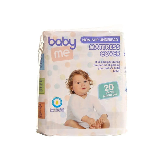 baby me Non-Slip Underpad Mattress Cover 60x90cm 20 pcs | Luxury Home Accessories | Heulog Glow