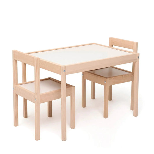 baby toys Montessori Wooden Table & Chair Set | Luxury Home Accessories | Heulog Glow