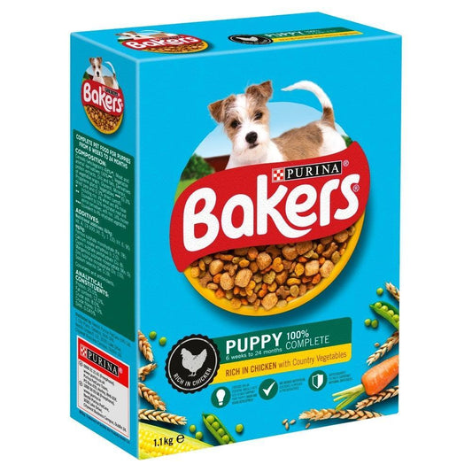 Bakers Puppy Chicken & Veg 5x1.1kg | Luxury Home Accessories | Heulog Glow
