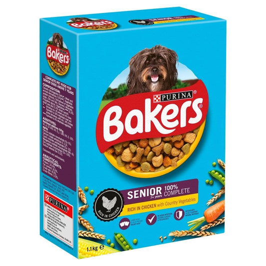 Bakers Senior Chicken & Veg 5x1.1kg | Luxury Home Accessories | Heulog Glow