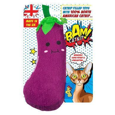 BAM Catnip Genie Aubergine Cat Toy | Luxury Home Accessories | Heulog Glow