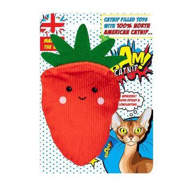BAM Catnip Sally Strawberry Cat Toy | Luxury Home Accessories | Heulog Glow