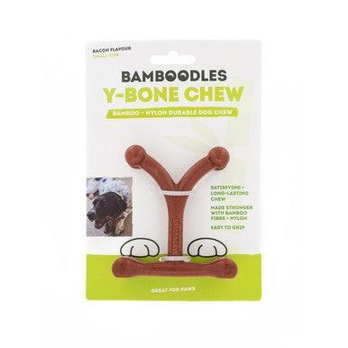 Bamboodles Y Bone Bacon Flavour Small | Luxury Home Accessories | Heulog Glow