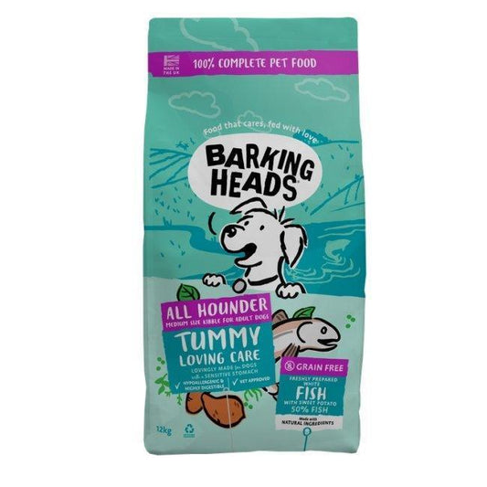 Barking Head All Hound Tummy Care Fsh 12kg | Luxury Home Accessories | Heulog Glow