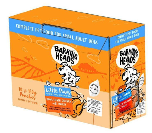 Barking Head Little Paws Wet C&T 10x150g | Luxury Home Accessories | Heulog Glow