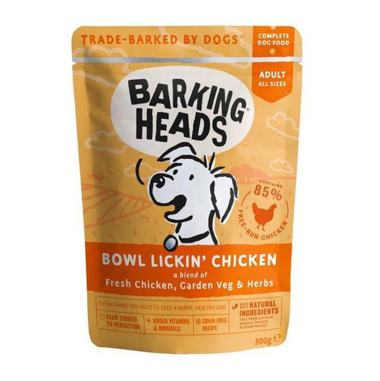 Barking Head Wet Bowl Chick 10x300g | Luxury Home Accessories | Heulog Glow