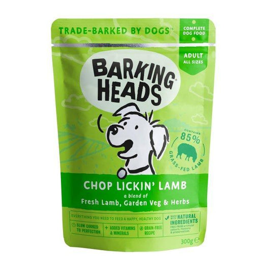 Barking Head Wet Chop Lamb 10x300g | Luxury Home Accessories | Heulog Glow