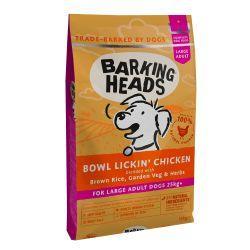 Barking Heads Large Breed Bowl Lickin' Chicken ( Formally Big Food Tender Loving Care), 12kg | Luxury Home Accessories | Heulog Glow